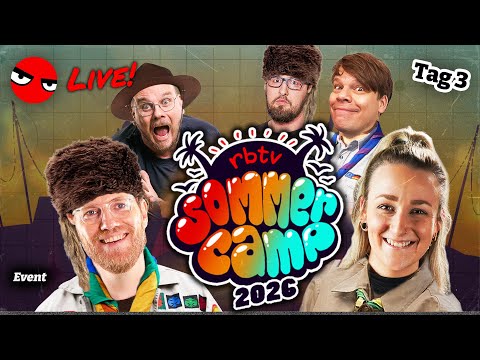 Video Thumbnail: LIVE 9 Uhr | Das RBTV SOMMERCAMP 2026 - Tag 3 u.a. mit Nerds an Herd & WO SIND DENN ALLE?