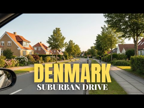 Aalborg Gug, Denmark 🇩🇰 | Smooth 4K City Drive & Suburban Streets