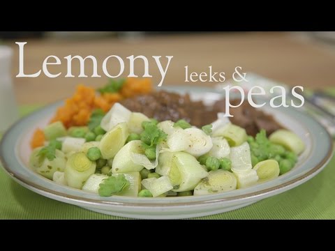 Slimming World Syn-free lemony leeks and peas - FREE