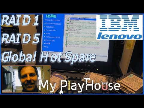 Setting up RAID 1 and RAID 5 on IBM x3650 M3 with a Global Hot Spare  - 339