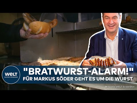 MARKUS SÖDER: "Bratwurst-Alarm"! Dieser Satz vom CSU-Chef lässt aufhorchen!