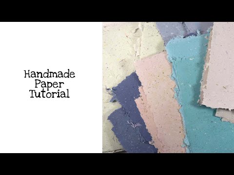 Imagen Elaboración de papel artesanal