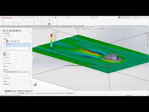 Free Surface in SOLIDWORKS Flow Simulation