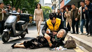 外帶小哥救了心臟病發作的老奶奶；老奶奶其實是個富婆，她把自己的CEO孫女嫁給了他，從此改變了孫女的人生！