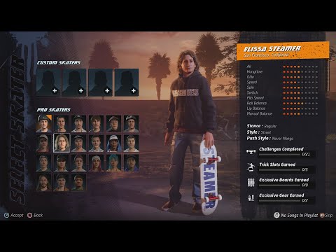 Elissa Steamer jouable dans Tony Hawk Pro Skater 1 + 2, vingt et un ans après