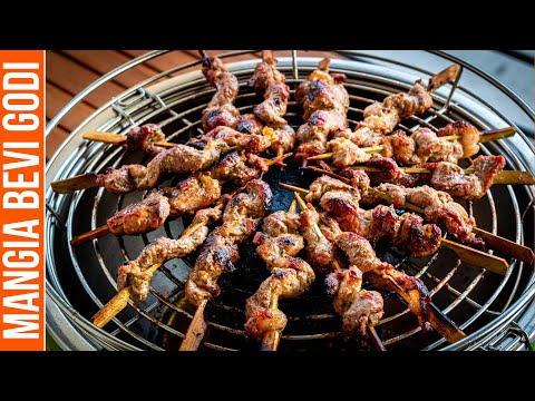 SPIEDINI DI CAPOCOLLO ALLA GRIGLIA