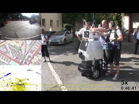 Obelix em turnê no centro de Freiburg - com imprensa (JFR)