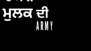 YAARAN DI ARMY || VIRASAT SANDHU  YAAR MAAR || EKAM BAWA   || LYRICS VIDEO SONG || PUNJABI || HD