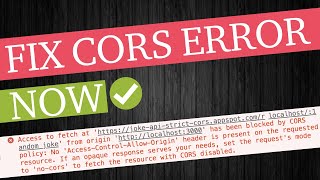 CORS Error &amp; Solutions In A Nutshell [Cross Origin Resource Sharing]