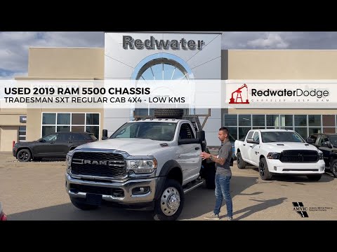 Used 2019 RAM 5500 Chassis Tradesman SXT Regular Cab 4x4 | Stock # P1473 - Redwater Dodge