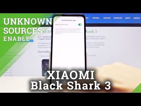 How to Install Apps from Unknown Sources in XIAOMI Black Shark 3 – Unknown Sources