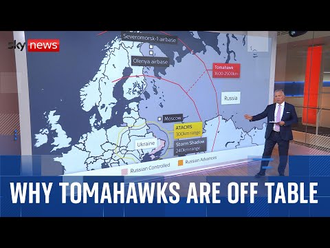 Why are Tomahawk missiles off the table for Ukraine?
