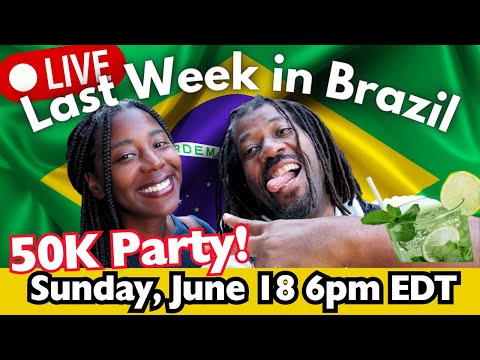 LIVE 50,000 SUBSCRIBER Party in BRAZIL!