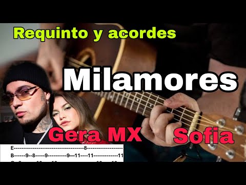 Milamores - Tutorial - Requinto - Acórdes - Sofia - Geramx