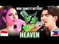 HEAVEN - Lyodra Ginting (INDONESIA 🇮🇩) VS. Darren Espanto (PHILIPPINES 🇵🇭) | Who sang it better?