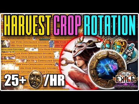 Harvest is VERY Profitable right now - 20-25d/hr - Path of Exile 3.27