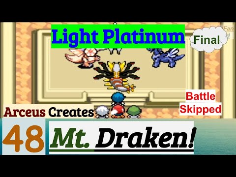 Pokemon Light Platinum Part 48 PokeFan Handed Alpha Scripture | Mt. Draken | GBA Rom Hack