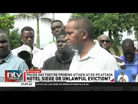 Ex-PS Irungu Nyakera fires warning shots to disperses goons at Kisumu hotel associated with him