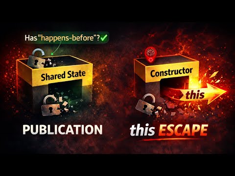 Learning Java Concurrency: Publication, Happens before guarantee, “this” escape from constructor !!