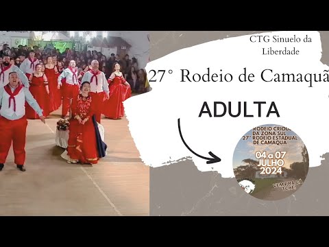 CTG Sinuelo da Liberdade 5ªRT - Adulta - 27° Rodeio Estadual de Camaquã 2024