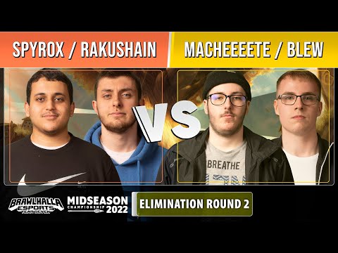 Spyrox & Rakushain VS Macheeeete & Blew - Elimination R2 - Midseason Championship 2022 - Doubles