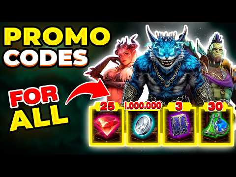 Raid Shadow Legends Promo Code 🎁 For Newbs & Olds 💎 100M Silver + 5 FREE Champs!!! 💰