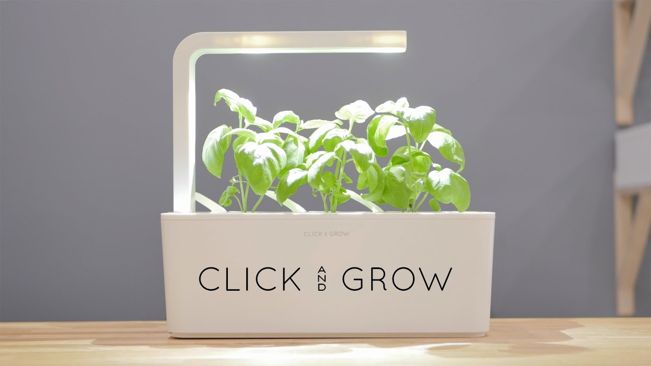Click and Grow Pot à herbes aromatiques Smart Garden 9 gris foncé