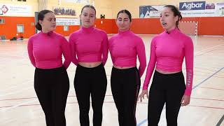 <p><strong>Patinadores</strong><br />   Quartet del Club Patinatge Artístic LF</p>