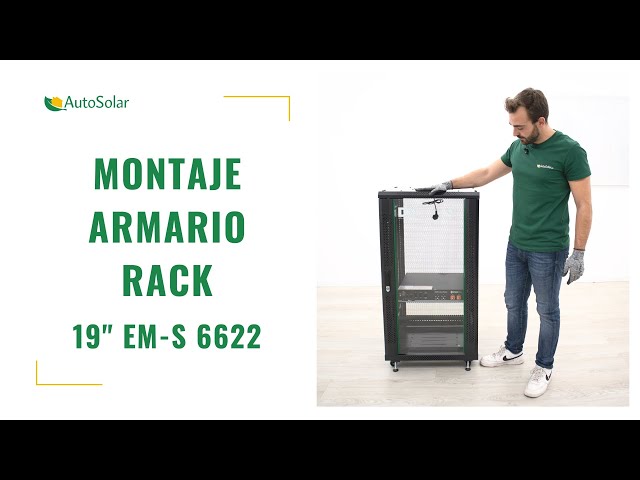 Vídeo relacionado con MASTER U-POWER Armario Rack 19" 18U Mural 600x600x901mm, hasta 250Kg Negro