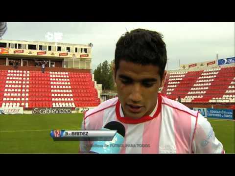Britez: "Lo soñé de chiquito a este partido". Unión 1 Colón 0. Torneo Final 2013