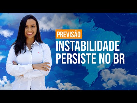 Previsão Brasil - Instabilidade persiste no BR