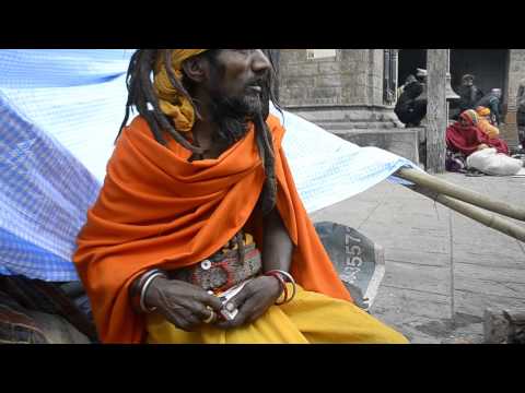 Buying Joint at Pashupatinath  during Shivratri