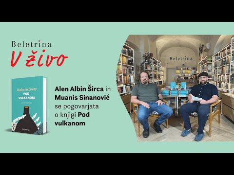 Naslovnica: Beletrina v živo: Malcolm Lowry: Pod vulkanom