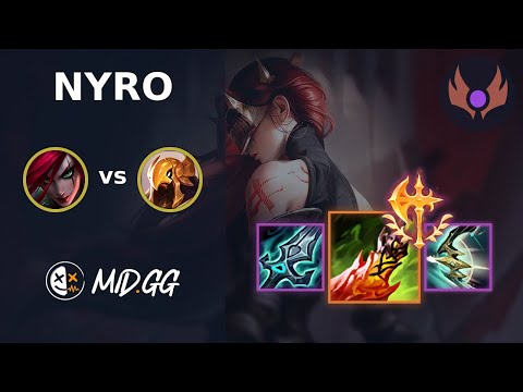 MID.GG: [ Nyro ] Katarina MID vs Azir | EUW MASTER | LOL Season 2025