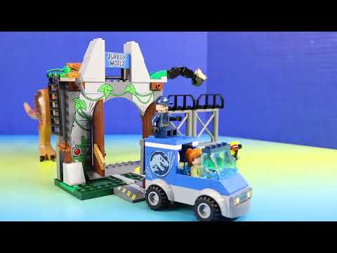 Lego Juniors Jurassic world Fallen Kingdom T Rex Breakout Set - Just4fun290 Original Videos