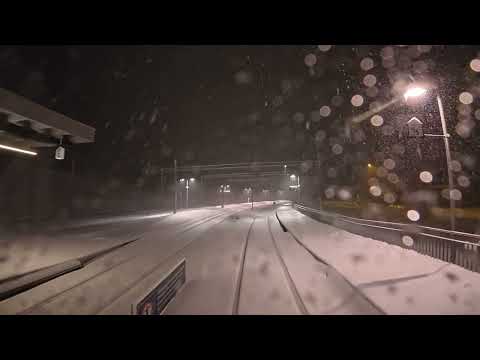 Südostbahn Führerstand Nachtfahrt Einsiedeln - Wädenswil