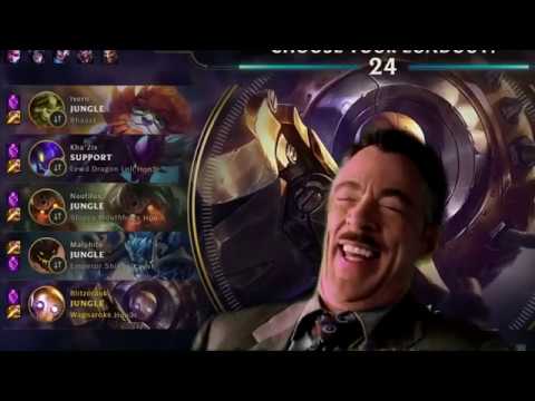 200 I.Q 5 MAN JUNGLE/SMITE/TELEPORT