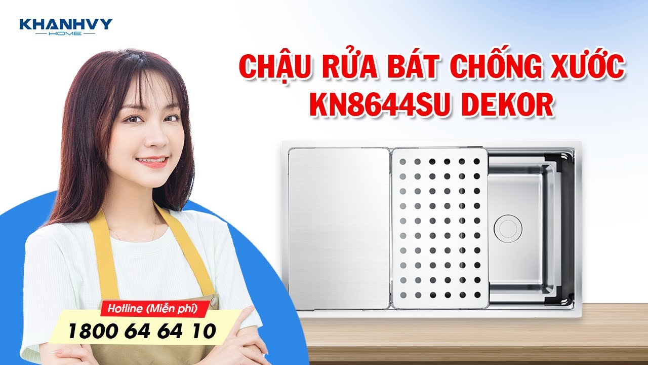 Chậu rửa bát Konox Workstation KN8644SU