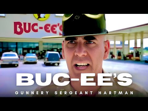 Gunnery Sergeant Hartman Visits Buc-ee’s Travel Center (Full Metal Jacket) 🔥🎖️💥