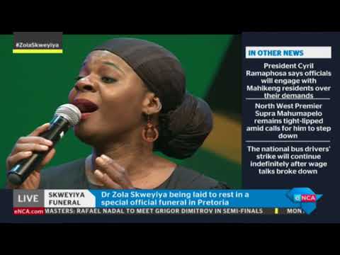 Judith Sephuma, Siphokazi and Putuma Tiso pay tribute to Skweyiya