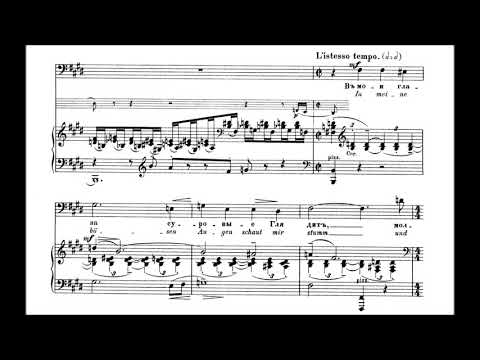 Sergei Rachmaninoff: Cantata 'Spring' for baritone, choir and orchestra (with score)