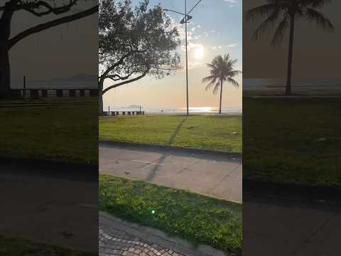 Enseada, Bertioga 🚴🏾‍♂️🌞🎥 4k 60 fps #bike #sunset #bertioga #saopaulo