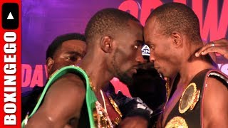 (MOST INTENSE FACE OFF OF THE YEAR!!!) Terence Crawford vs Julius Indongo (ESPN) WOW!!!