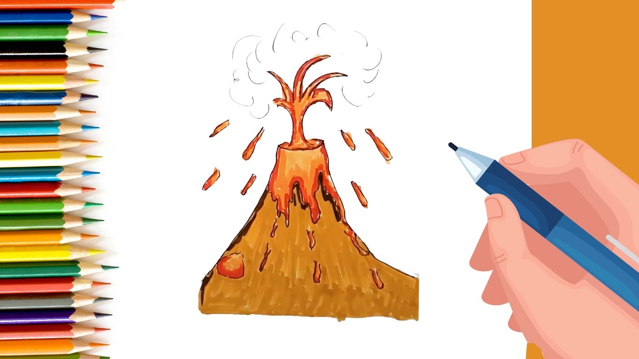 How to Draw a Volcano