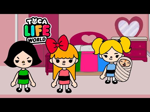 The Powerpuff Girls Rescue a Baby Sloth in Toca Life World 💖 Sniffycat Video
