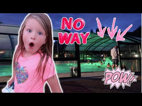 SURPRISING THE GIRLS WITH A NIGHT TIME POOL PARTY! EUROPE ROAD TRIP DAY 24!
