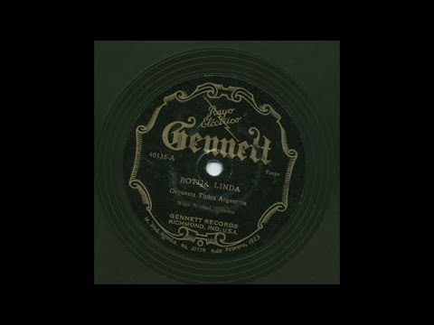 Orquesta Típica Argentina - Botija Linda - Gennett 40135-A