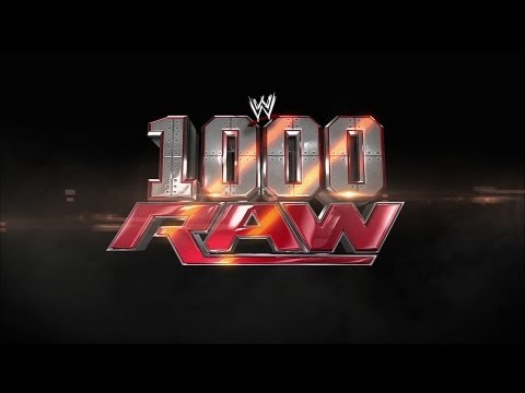 The opening to Raw's historic 1,000th episode: Raw, July 23, 2012