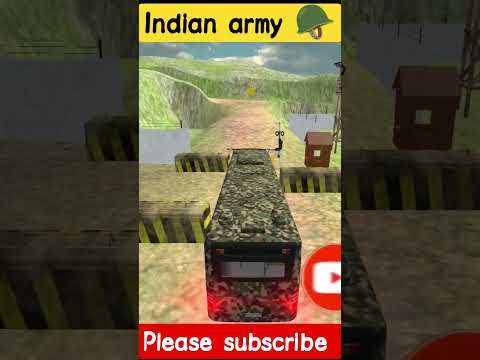 Indian army bus simulator game #indianarmy #trending #youtubeshorts #shortvideo #shorts #gameplay
