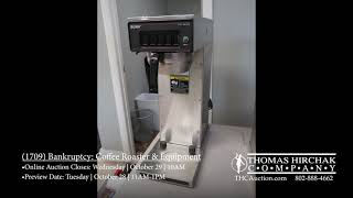 (1709) Bankruptcy: Coffee Roaster & Equipment - Online Auction